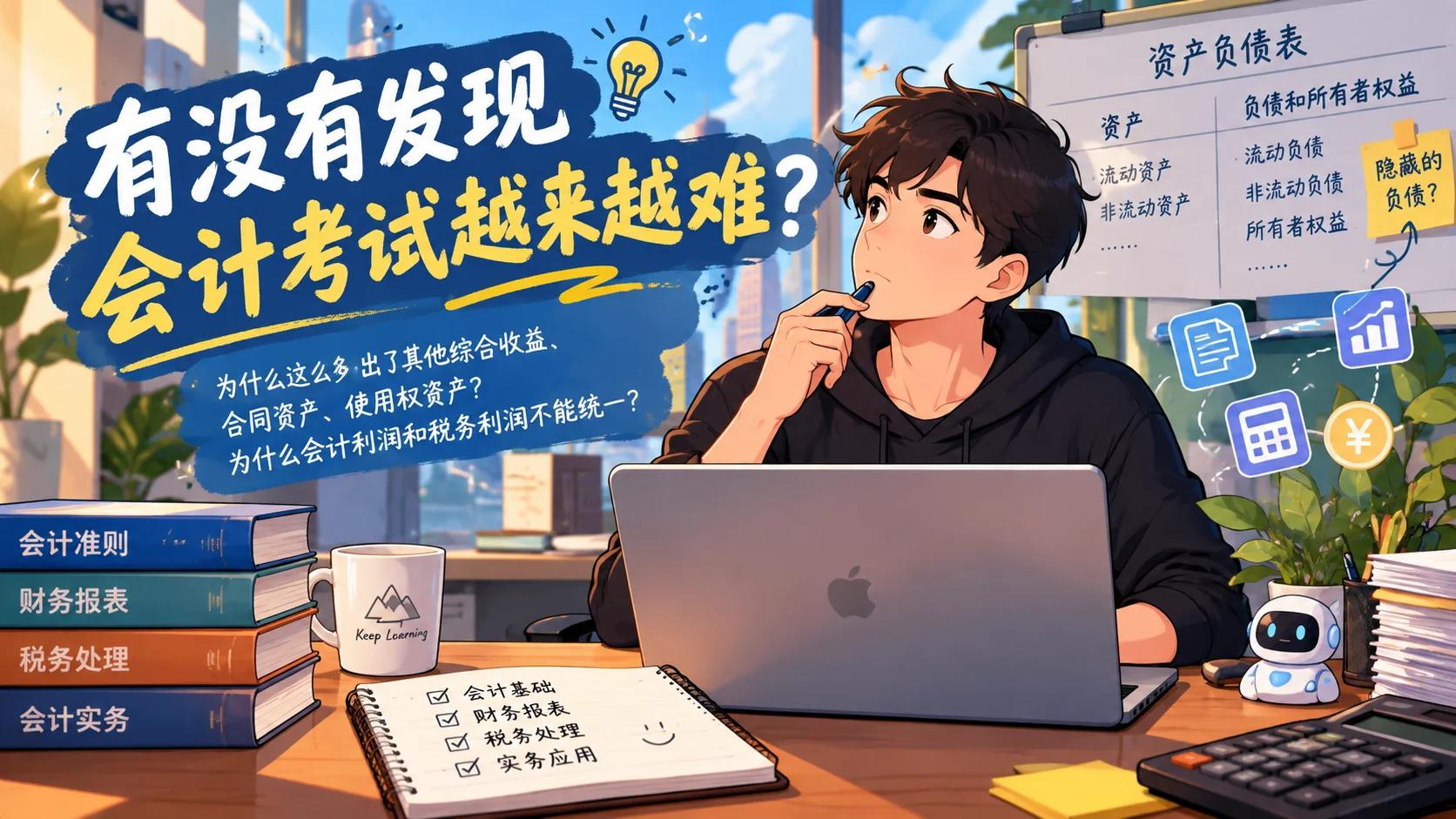 会计考试为什么越来越难文章头图