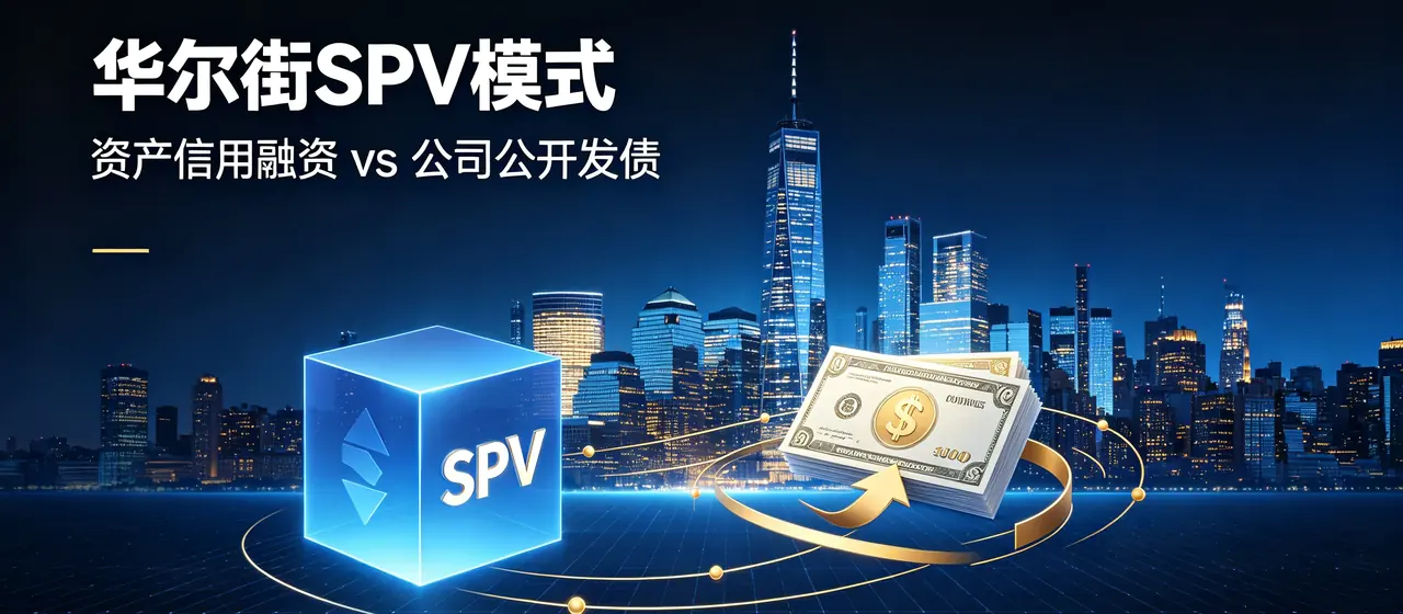华尔街 SPV 模式：资产信用融资与公司公开发债对比